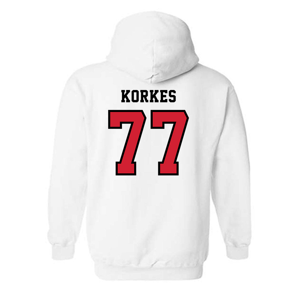 Marist - NCAA Football : Ethan Korkes - Classic Shersey Hooded Sweatshirt-1