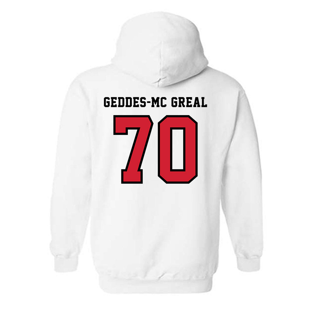 Marist - NCAA Football : Dylan Geddes-Mc Greal - Classic Shersey Hooded Sweatshirt-1