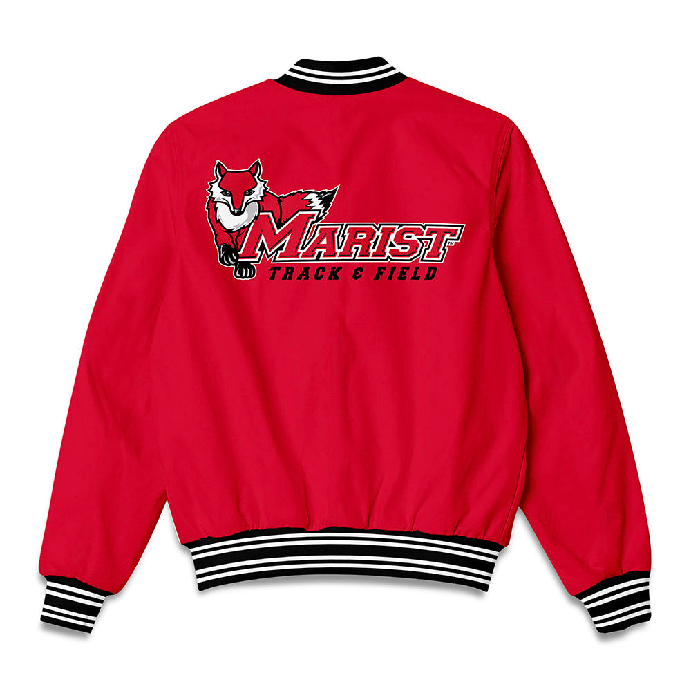 Marist - NCAA Men's Track & Field : Simeon Washington - Bomber Jacket-1