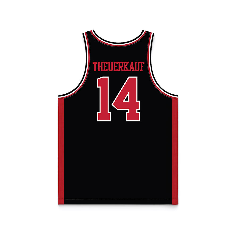 Georgia - NCAA Women's Basketball : Rylie Theuerkauf - Black Basketball Jersey-1