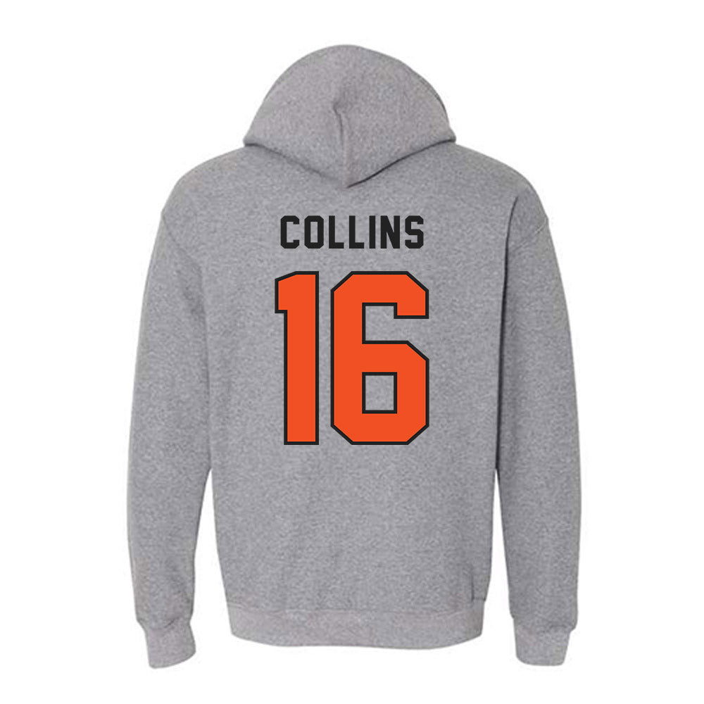 ECU - NCAA Baseball : Tanner Collins - Classic Shersey Hooded Sweatshirt-1