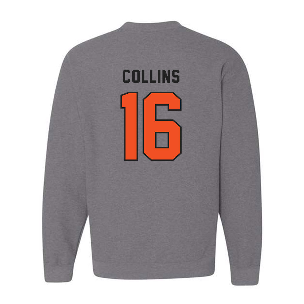 ECU - NCAA Baseball : Tanner Collins - Classic Shersey Crewneck Sweatshirt-1