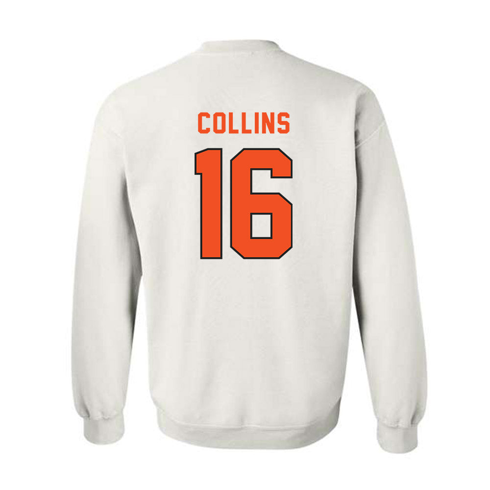 ECU - NCAA Baseball : Tanner Collins - Classic Shersey Crewneck Sweatshirt-1