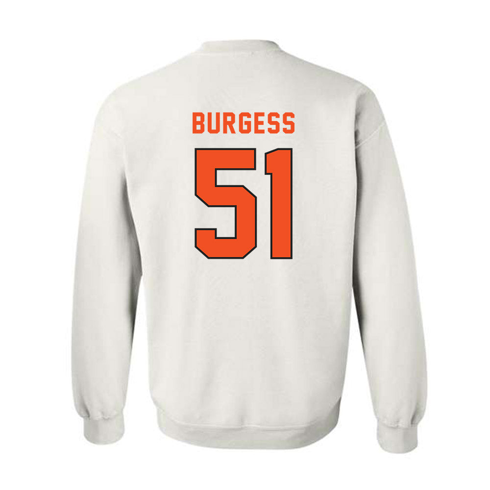 ECU - NCAA Baseball : Draden Burgess - Classic Shersey Crewneck Sweatshirt-1