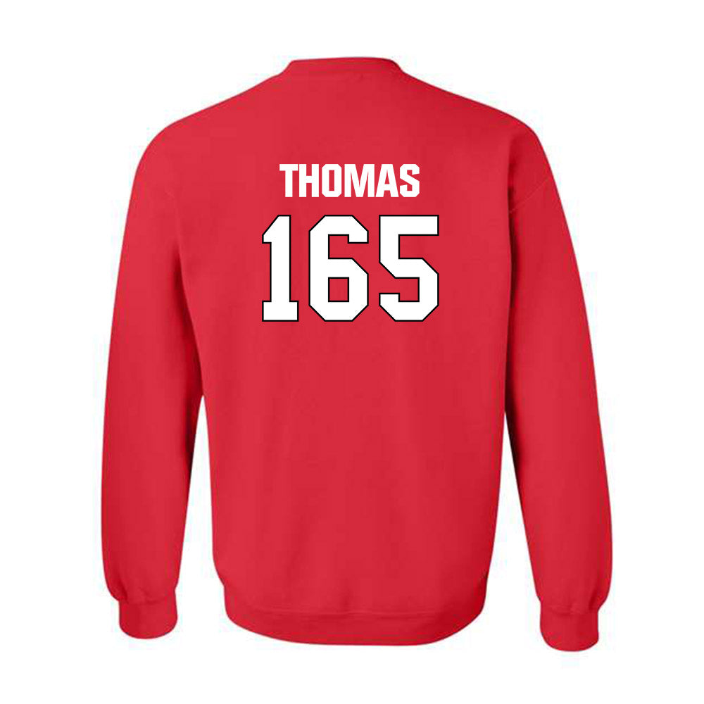 MSUM - NCAA Wrestling : Jacob Thomas - Classic Shersey Crewneck Sweatshirt-1