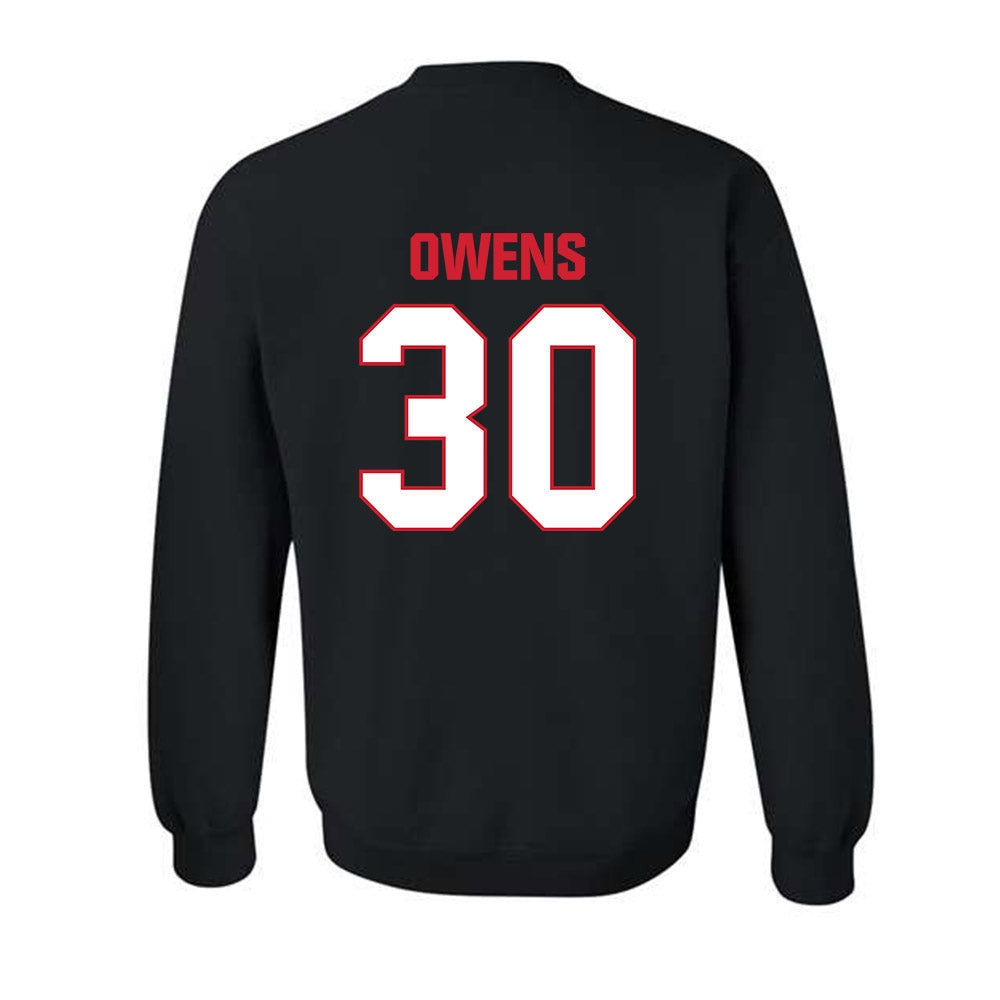 MSUM - NCAA Football : Jacion Owens - Classic Shersey Crewneck Sweatshirt-3