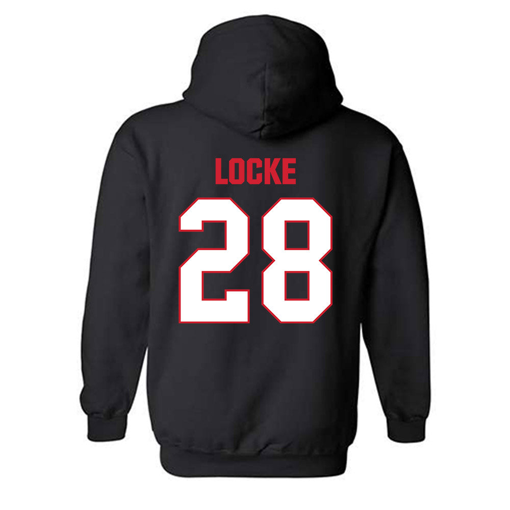 MSUM - NCAA Softball : Courtney Locke - Classic Shersey Hooded Sweatshirt-3