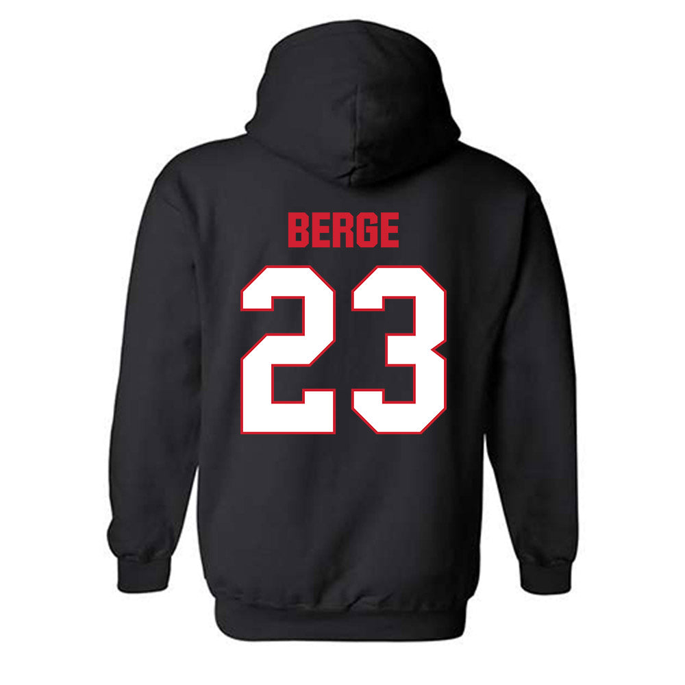 MSUM - NCAA Women's Basketball : Abby Berge - Classic Shersey Hooded Sweatshirt-3