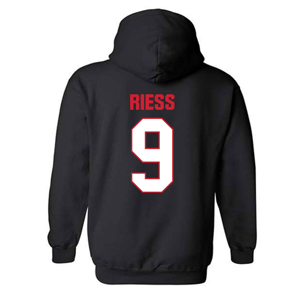 MSUM - NCAA Women's Volleyball : Brielle Riess - Classic Shersey Hooded Sweatshirt-3