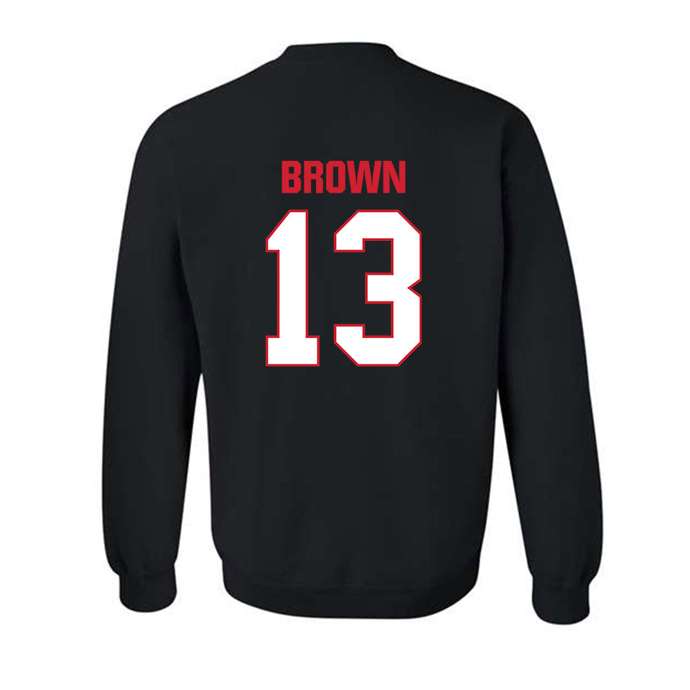 MSUM - NCAA Men's Basketball : Timaris Brown - Classic Shersey Crewneck Sweatshirt-3