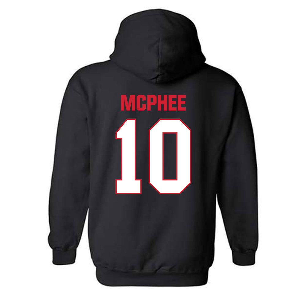 MSUM - NCAA Women's Volleyball : Emily McPhee - Classic Shersey Hooded Sweatshirt-3