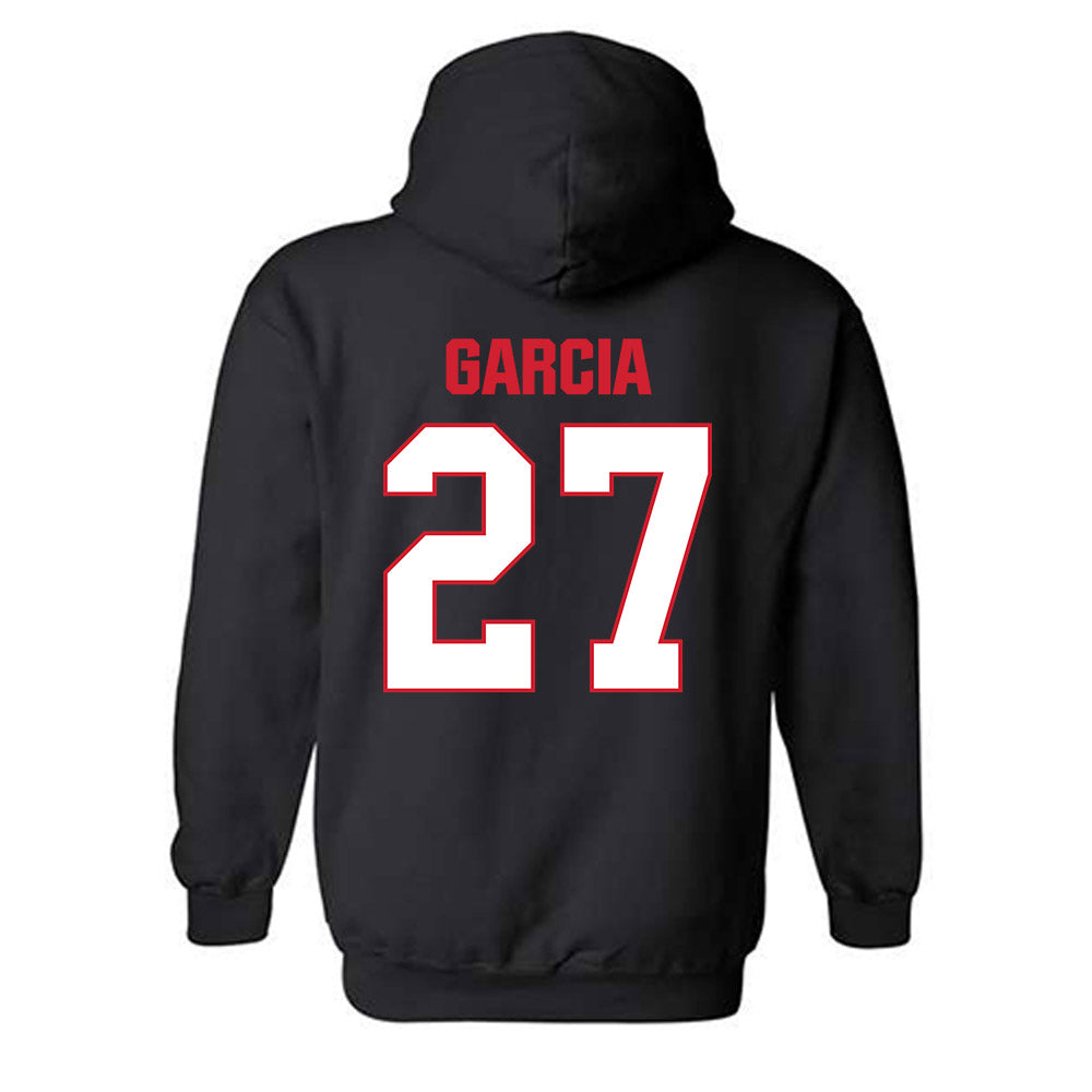 MSUM - NCAA Softball : Lisa Garcia - Classic Shersey Hooded Sweatshirt-3