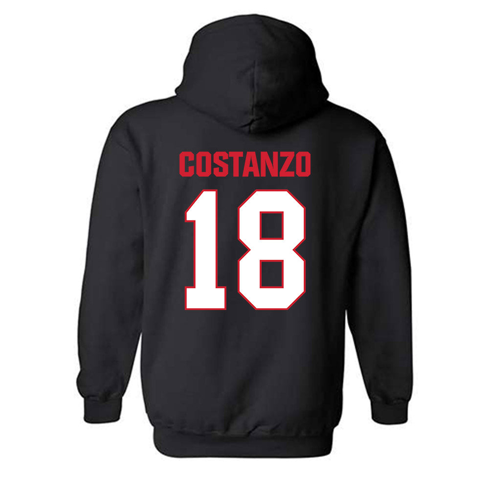 MSUM - NCAA Softball : Madison Costanzo - Classic Shersey Hooded Sweatshirt-3