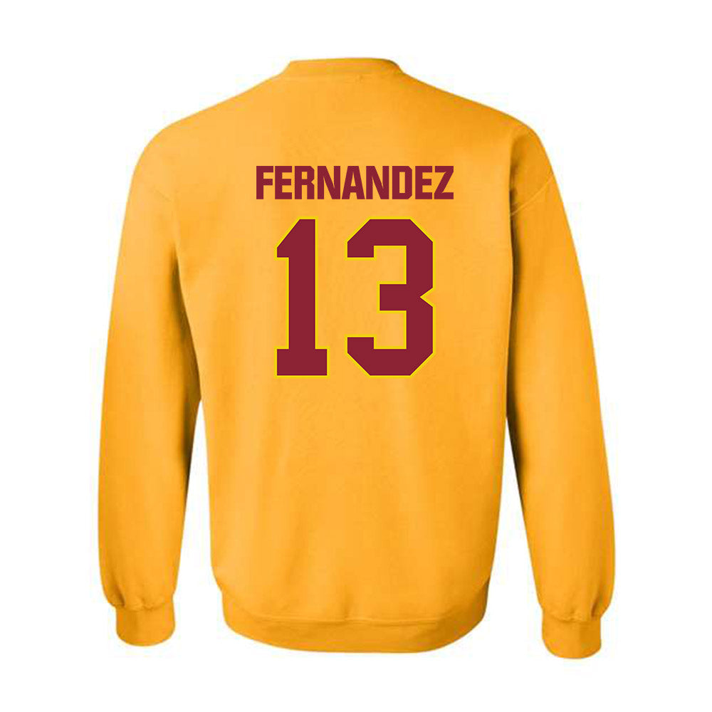 Calvin - NCAA Women's Basketball : Anna Fernandez - Crewneck Sweatshirt-1