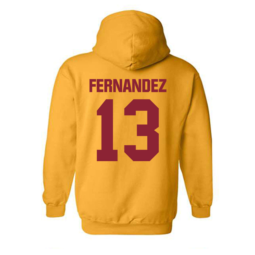 Calvin - NCAA Women's Basketball : Anna Fernandez - Hooded Sweatshirt-1
