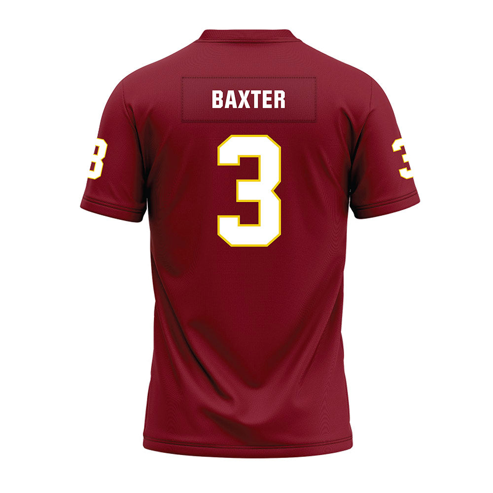 Calvin - NCAA Football : McCoy Baxter - Maroon Premium Football Jersey-1
