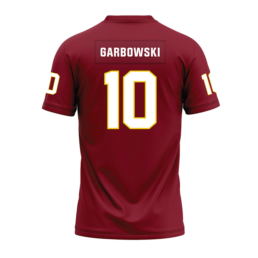 Calvin - NCAA Football : Charlie Garbowski - Maroon Premium Football Jersey-1