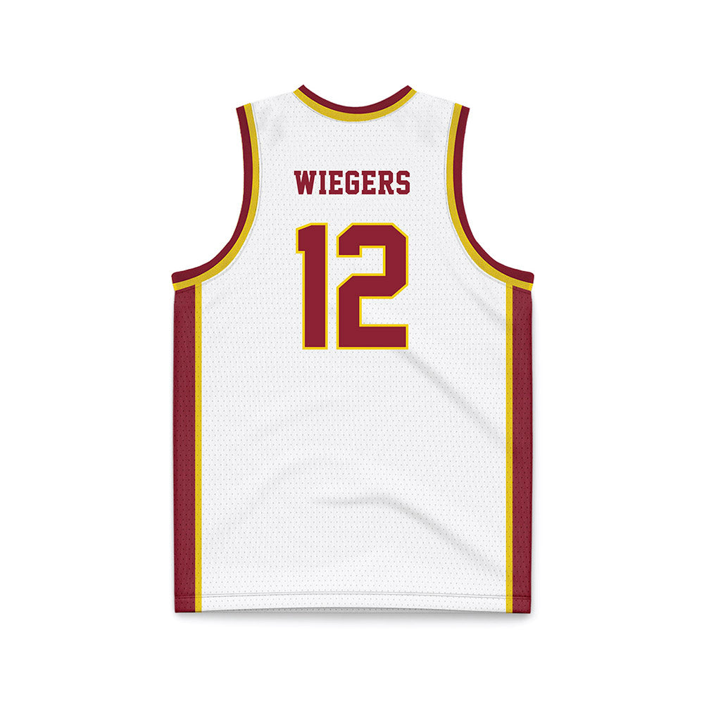 Calvin - NCAA Women's Basketball : Chloe Wiegers - White Basketball Jersey-1