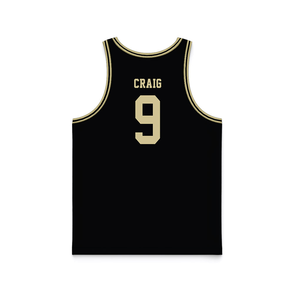 PFW - NCAA Men's Basketball : Deandre Craig - Black Basketball Jersey-1