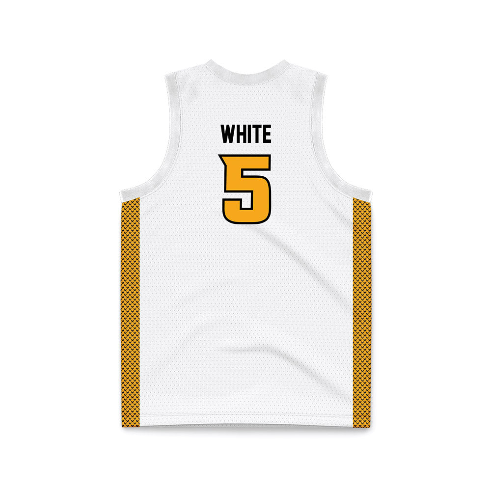 VCU - NCAA Women's Basketball : Makennah White - White Basketball Jersey-1