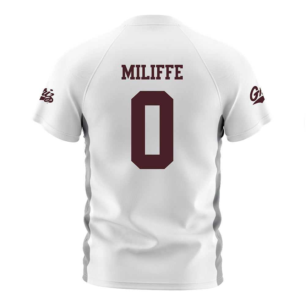 Montana - NCAA Women's Soccer : Jillian Miliffe - White Soccer Jersey-1