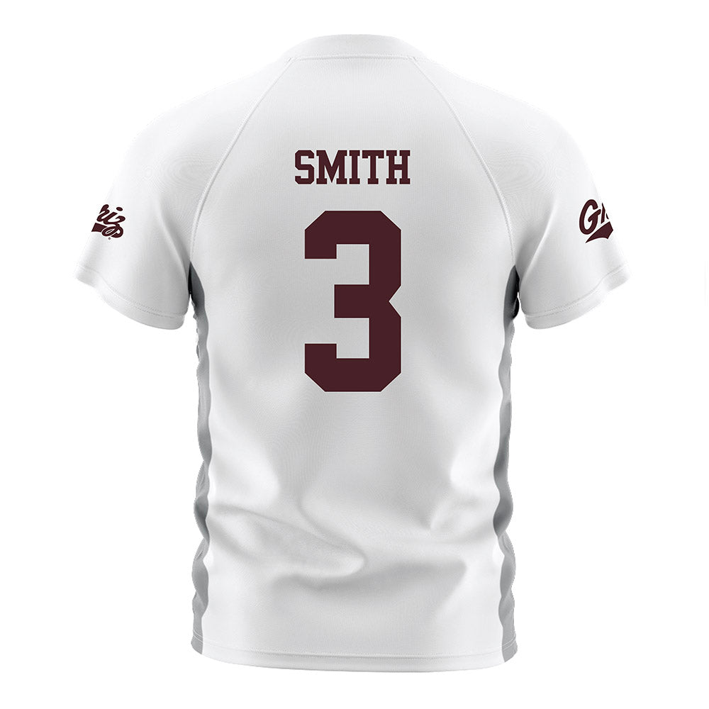 Montana - NCAA Women's Soccer : Abby Smith - White Soccer Jersey-1
