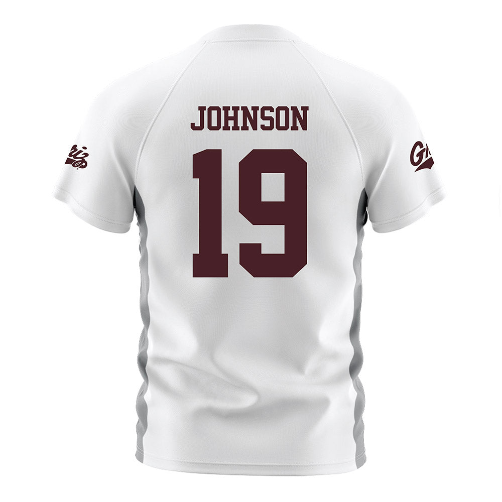 Montana - NCAA Women's Soccer : Kendel Johnson - White Soccer Jersey-1