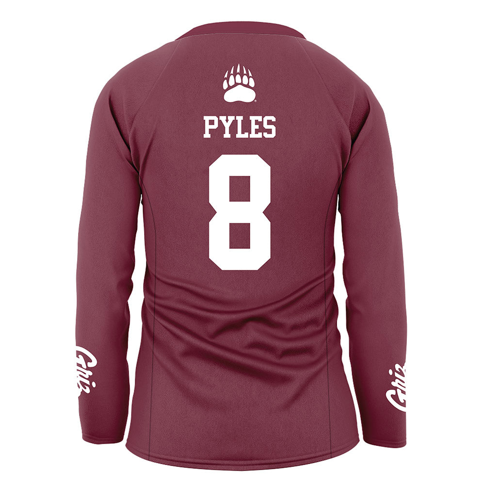 Montana - NCAA Women's Volleyball : Maddie Pyles - Maroon Volleyball Jersey
