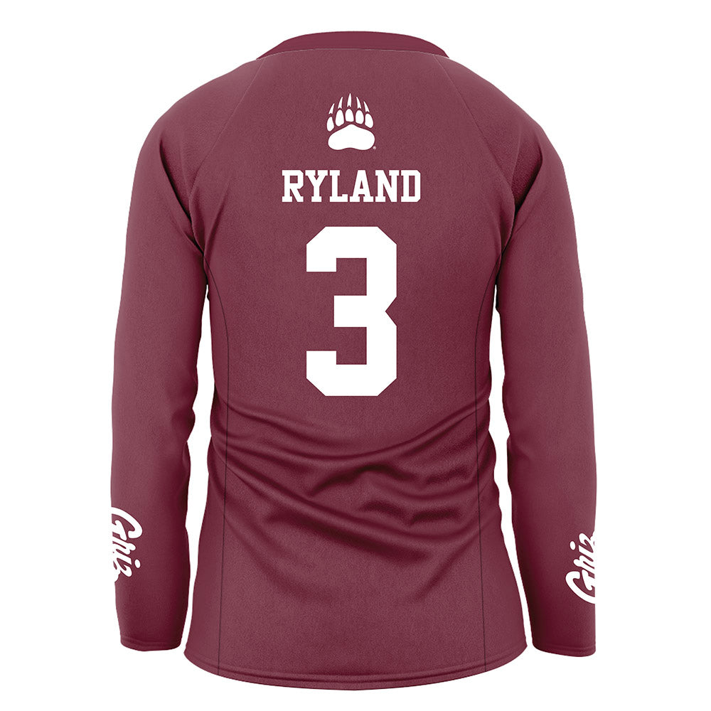 Montana - NCAA Women's Volleyball : Grace Ryland - Maroon Volleyball Jersey-1