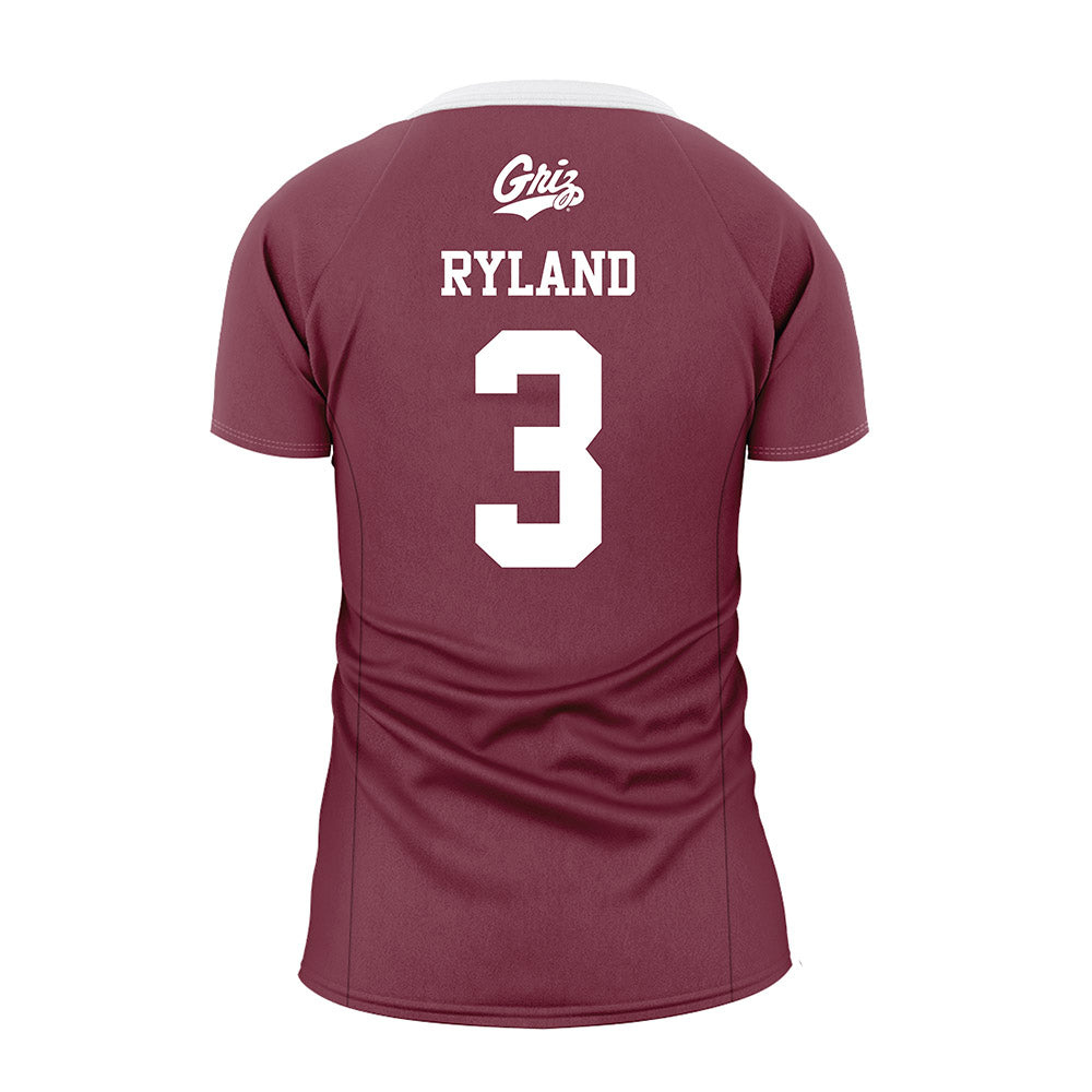 Montana - NCAA Women's Volleyball : Grace Ryland - Maroon Volleyball Jersey-1