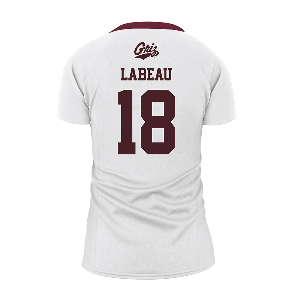 Montana - NCAA Women's Volleyball : Olivia LaBeau - White Volleyball Jersey-1