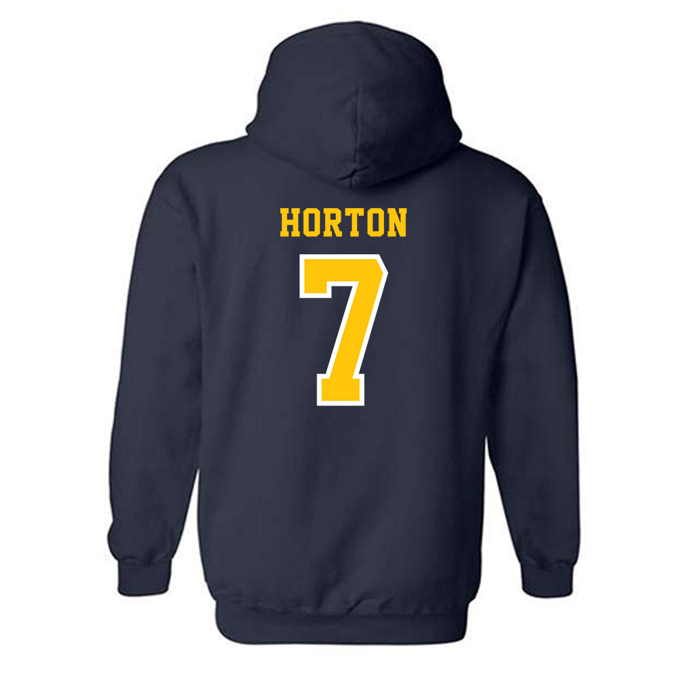 Coppin State - NCAA Men's Basketball : Khali Horton - Classic Shersey Hooded Sweatshirt-1