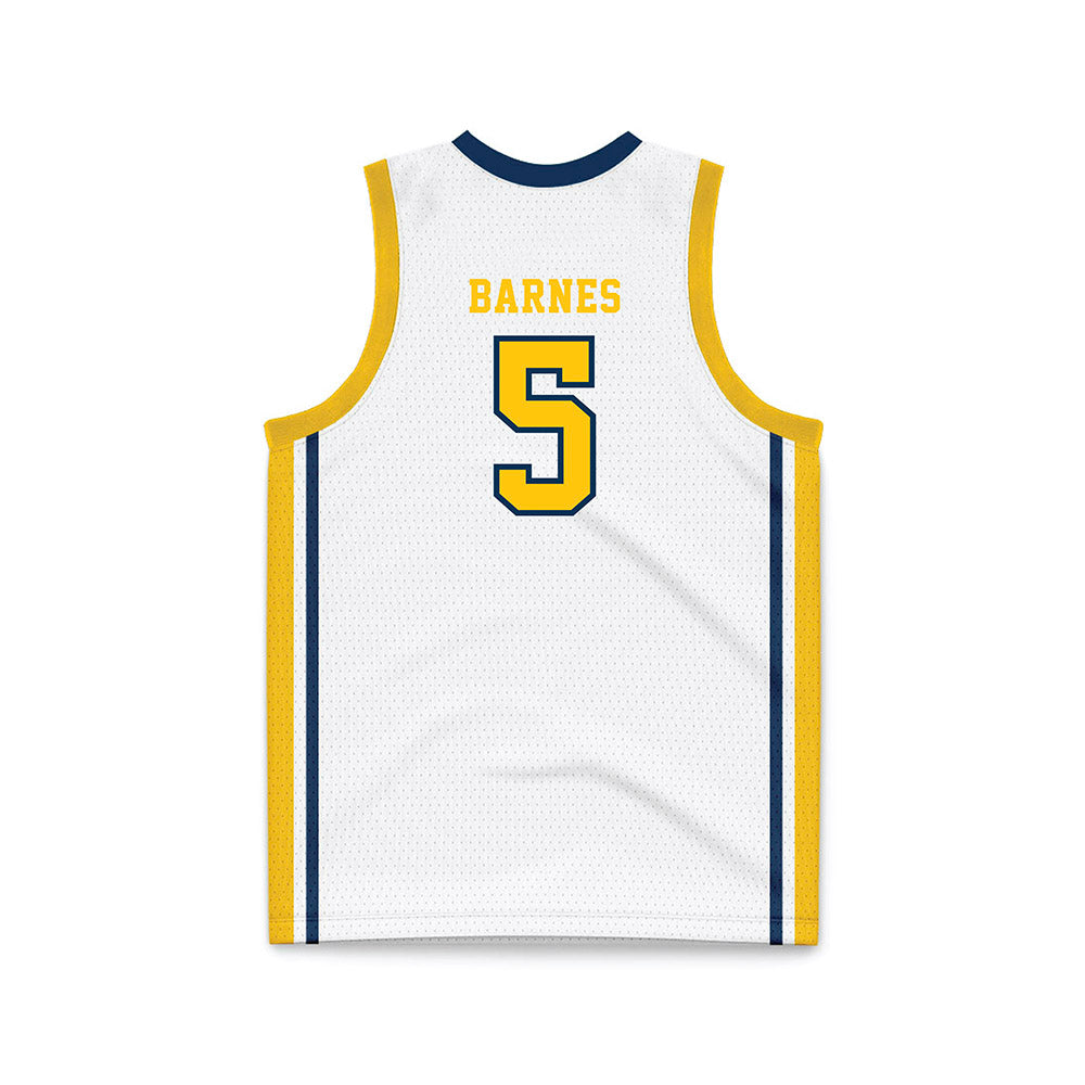 Coppin State - NCAA Women's Basketball : Skylar Barnes - White Basketball Jersey-1