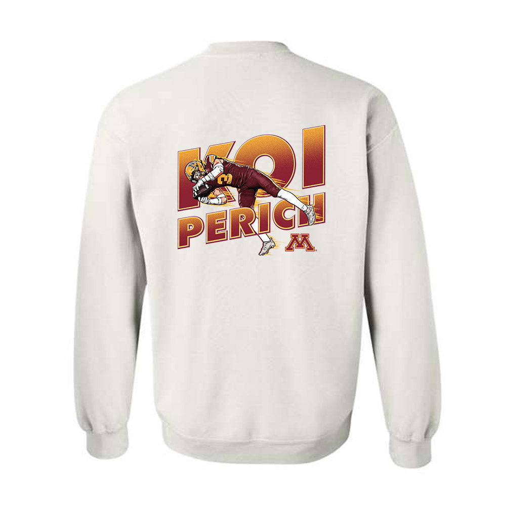 Minnesota - NCAA Football : Koi Perich - Crewneck Sweatshirt-1