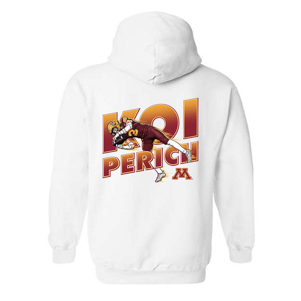 Minnesota - NCAA Football : Koi Perich - Hooded Sweatshirt-1