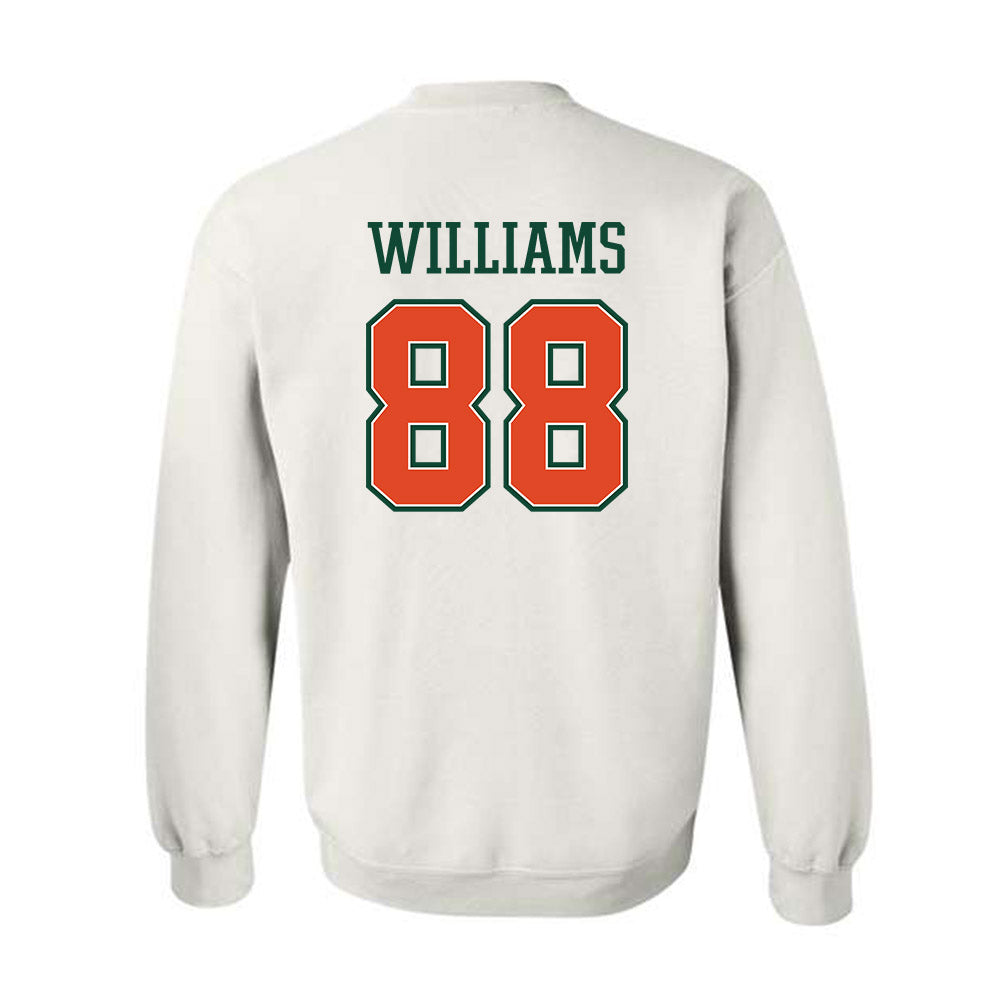 Miami - NCAA Football : Riley Williams - Crewneck Sweatshirt-1