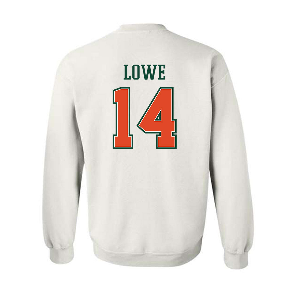 Miami - NCAA Football : Hayden Lowe - Crewneck Sweatshirt-1