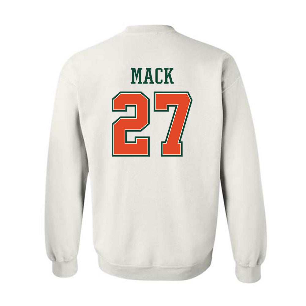 Miami - NCAA Football : Ryan Mack - Crewneck Sweatshirt-1