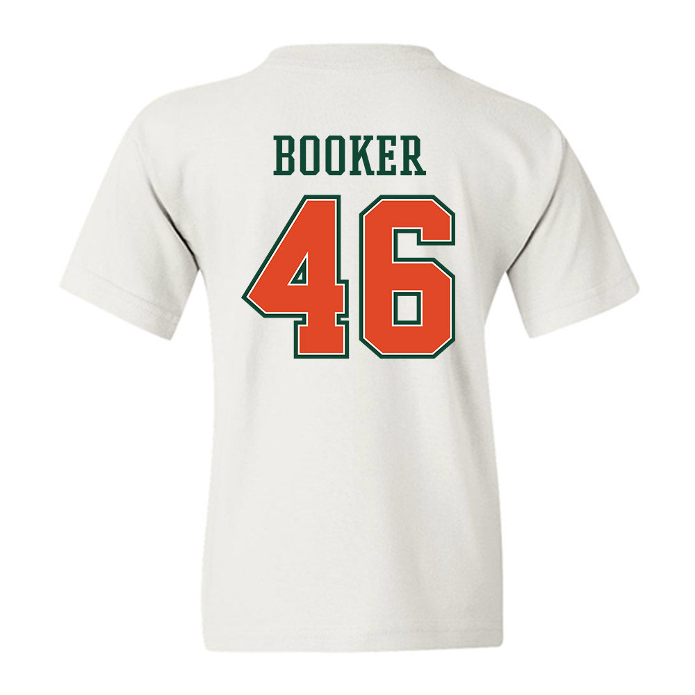 Miami - NCAA Football : Adam Booker - Youth T-Shirt-1