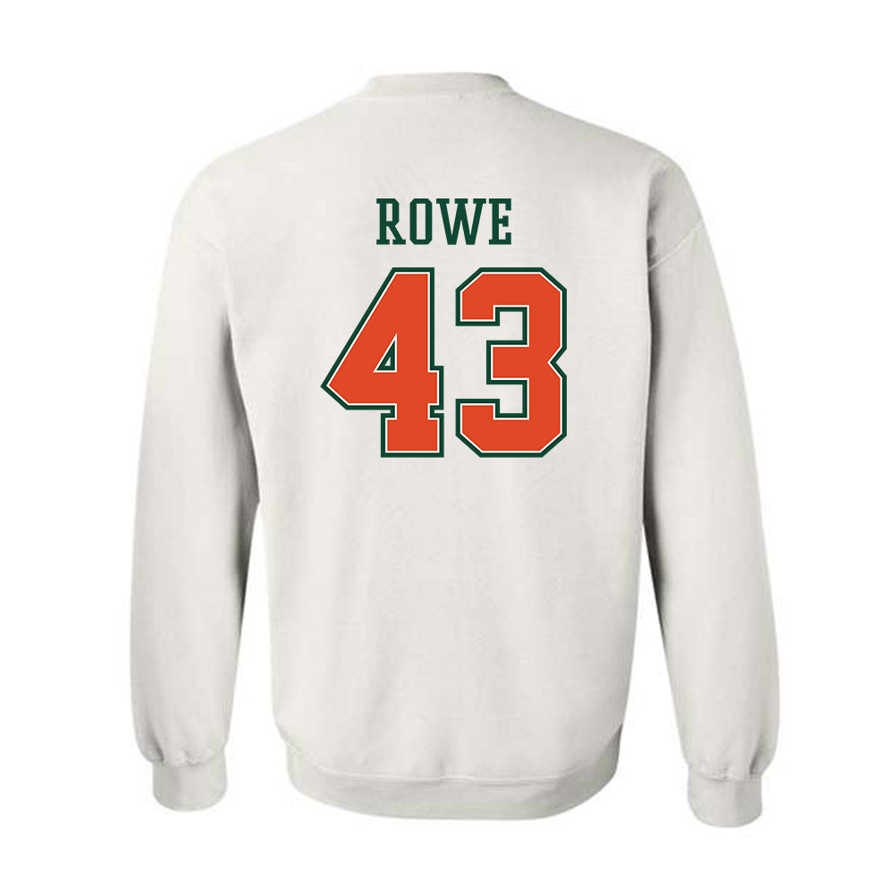 Miami - NCAA Football : Tyler Rowe - Crewneck Sweatshirt-1