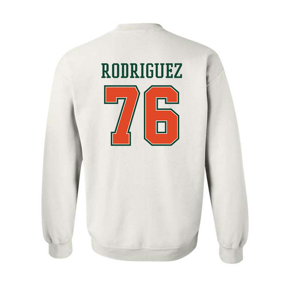 Miami - NCAA Football : Ryan Rodriguez - Crewneck Sweatshirt-1