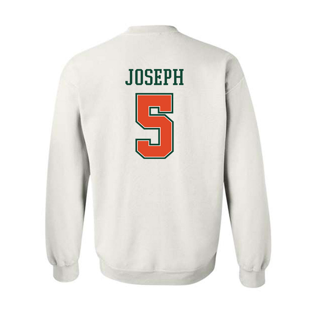 Miami - NCAA Football : Nathaniel Joseph - Crewneck Sweatshirt-1