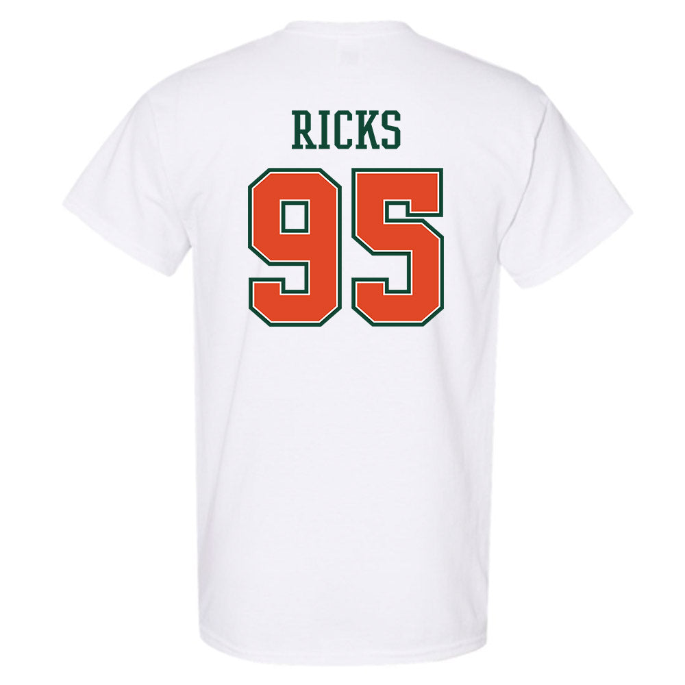 Miami - NCAA Football : Cooper Ricks - T-Shirt-1
