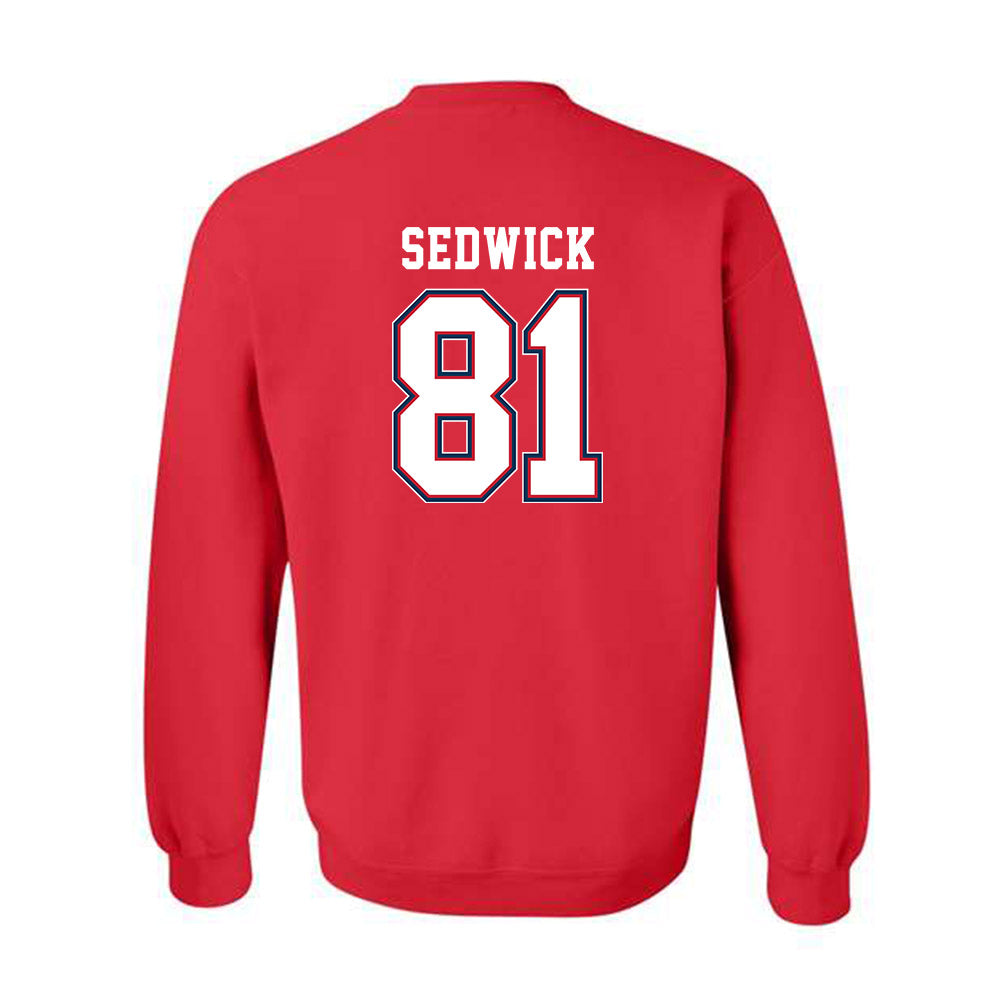 Utah Tech - NCAA Football : Davyn Sedwick - Classic Shersey Crewneck Sweatshirt-1