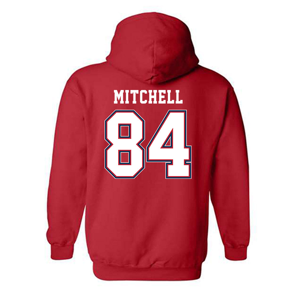 Utah Tech - NCAA Football : Jakheo Mitchell - Classic Shersey Hooded Sweatshirt-1