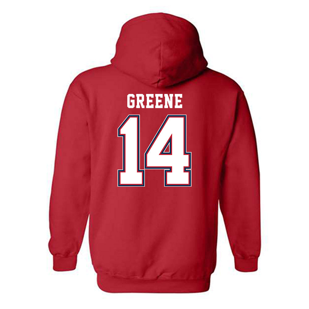 Utah Tech - NCAA Football : Will Greene - Classic Shersey Hooded Sweatshirt-1
