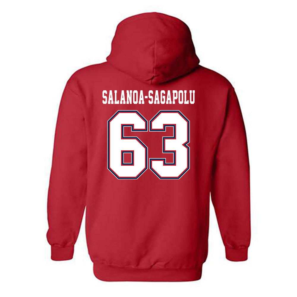 Utah Tech - NCAA Football : Fasitootai Salanoa-Sagapolu - Classic Shersey Hooded Sweatshirt-1