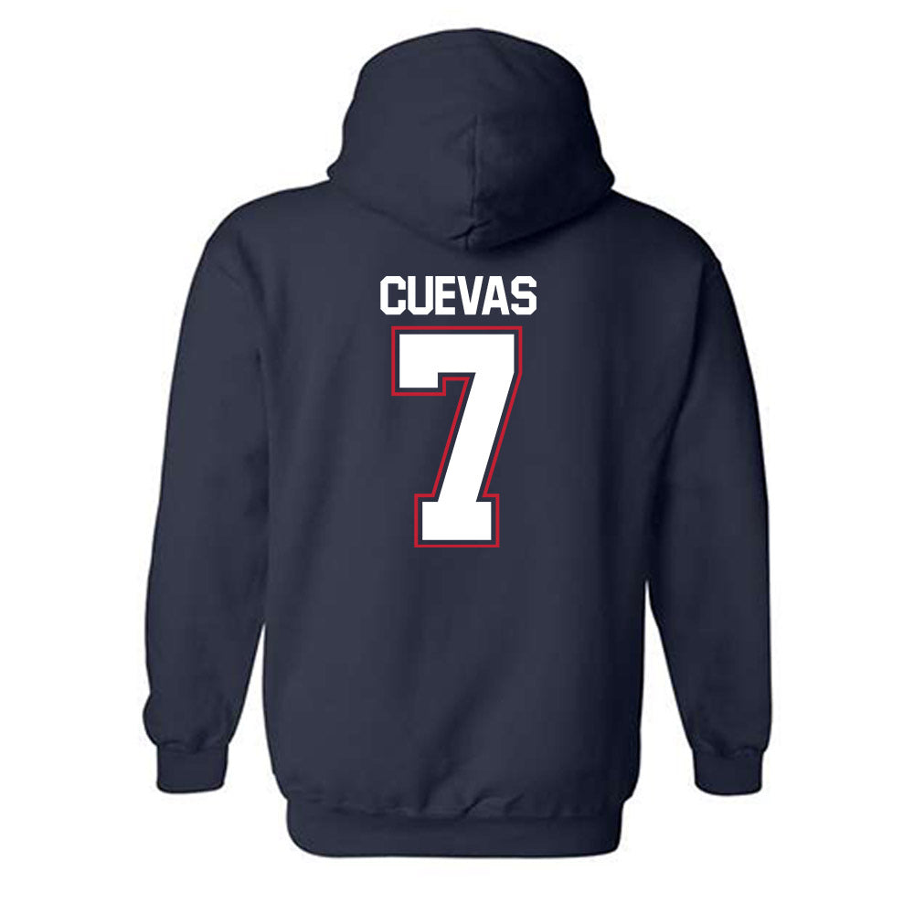 Utah Tech - NCAA Men's Soccer : Samir Cuevas - Classic Shersey Hooded Sweatshirt-1