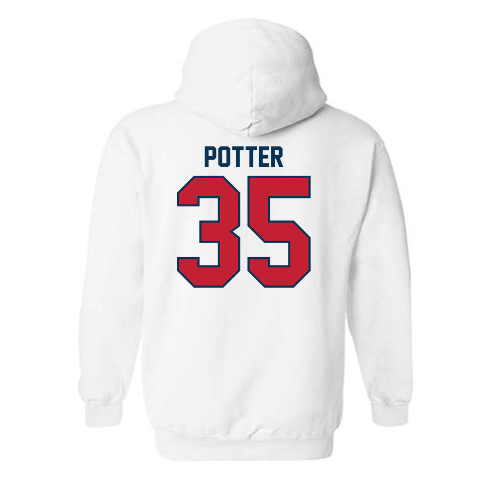Utah Tech - NCAA Men's Basketball : Ethan Potter - Classic Shersey Hooded Sweatshirt-1