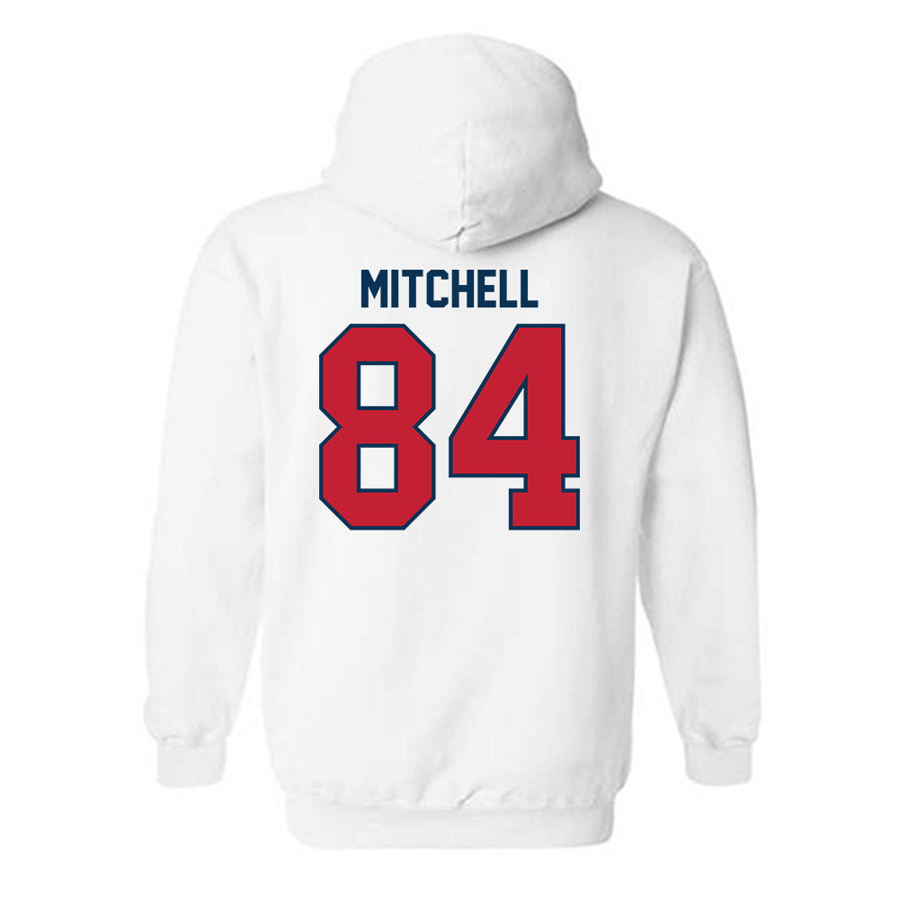 Utah Tech - NCAA Football : Jakheo Mitchell - Classic Shersey Hooded Sweatshirt-1